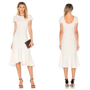 Amanda Uprichard White High Low Dress